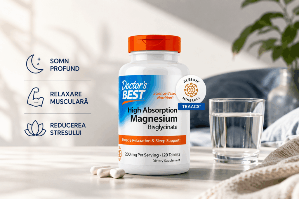 cel mai bun magneziu bisglicinat doctors best